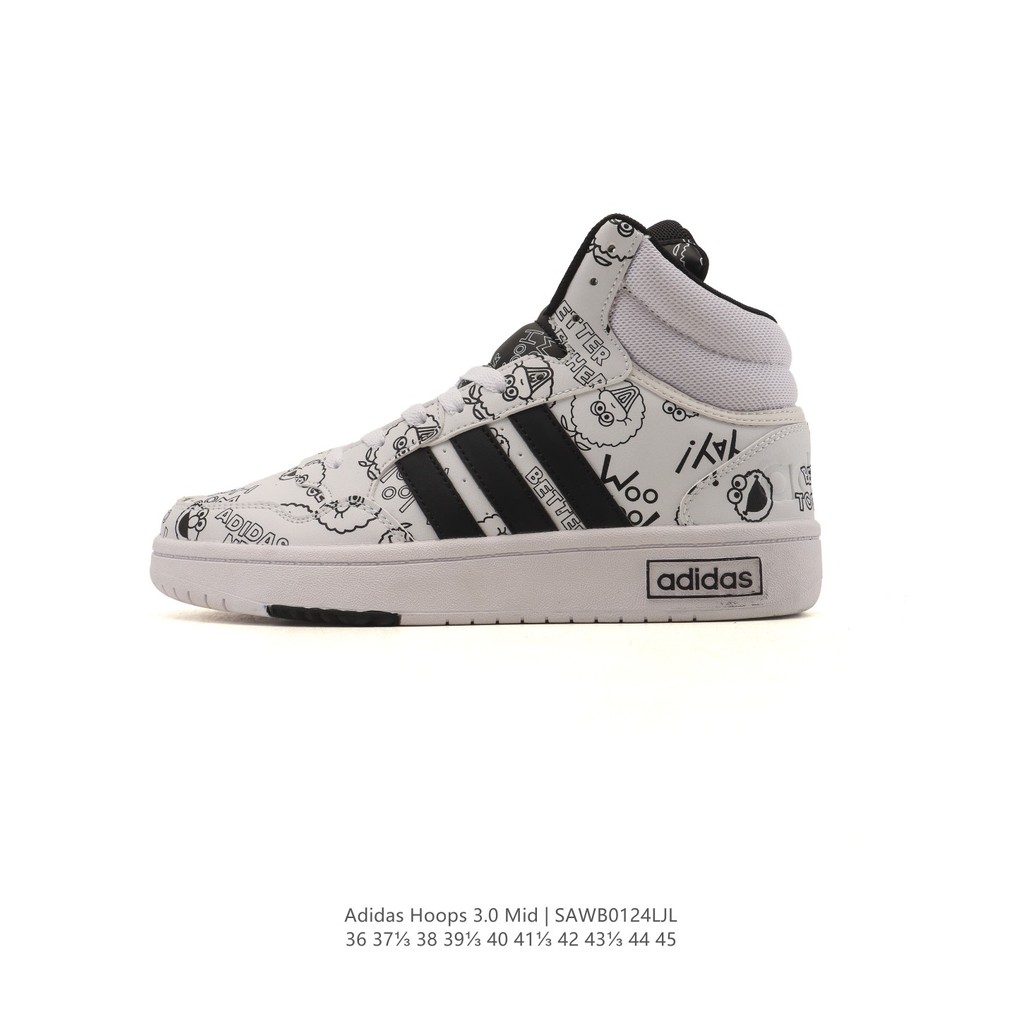 Neo Hoops 3.0 MID Magic Ring Casual Wear-Resistant MID-Top รองเท้าผ้าใบ 8UZY