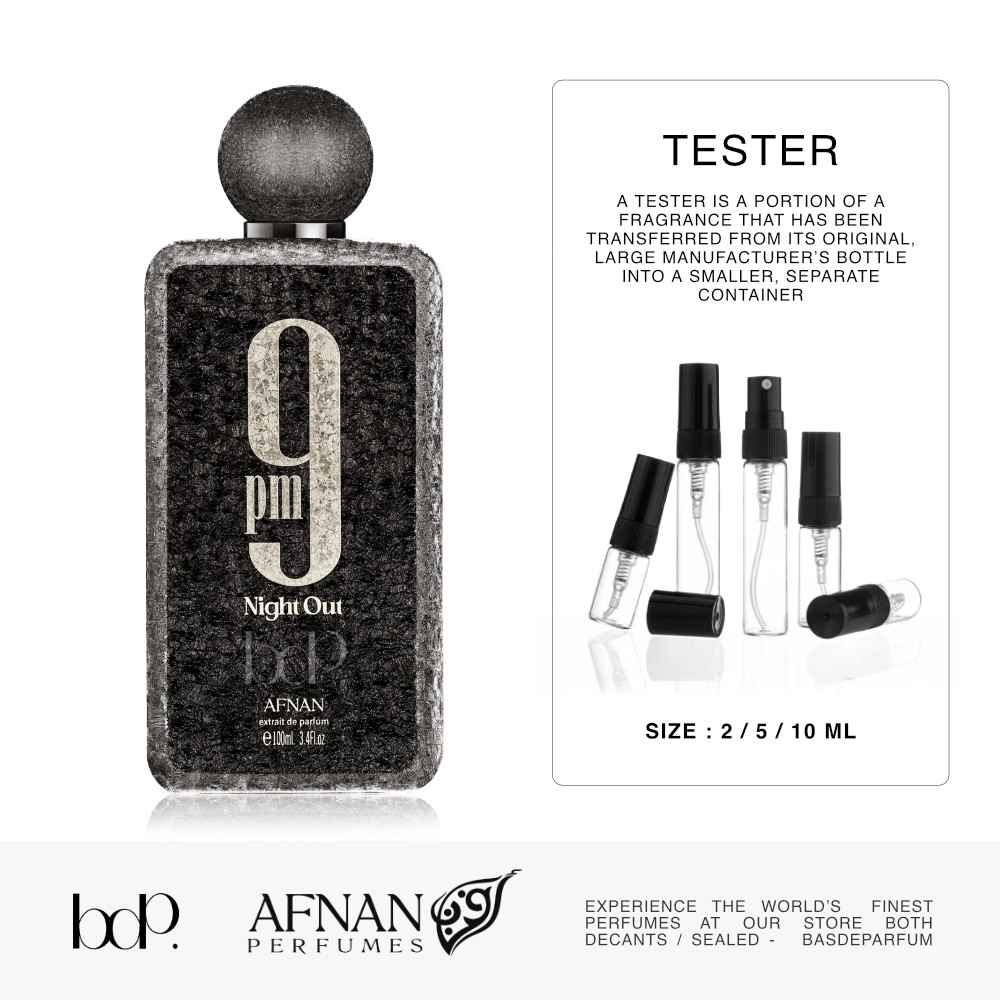 9PM Night Out (TESTER แบ่งขาย) น้ำหอมอาหรับ UAE จาก Afnan
