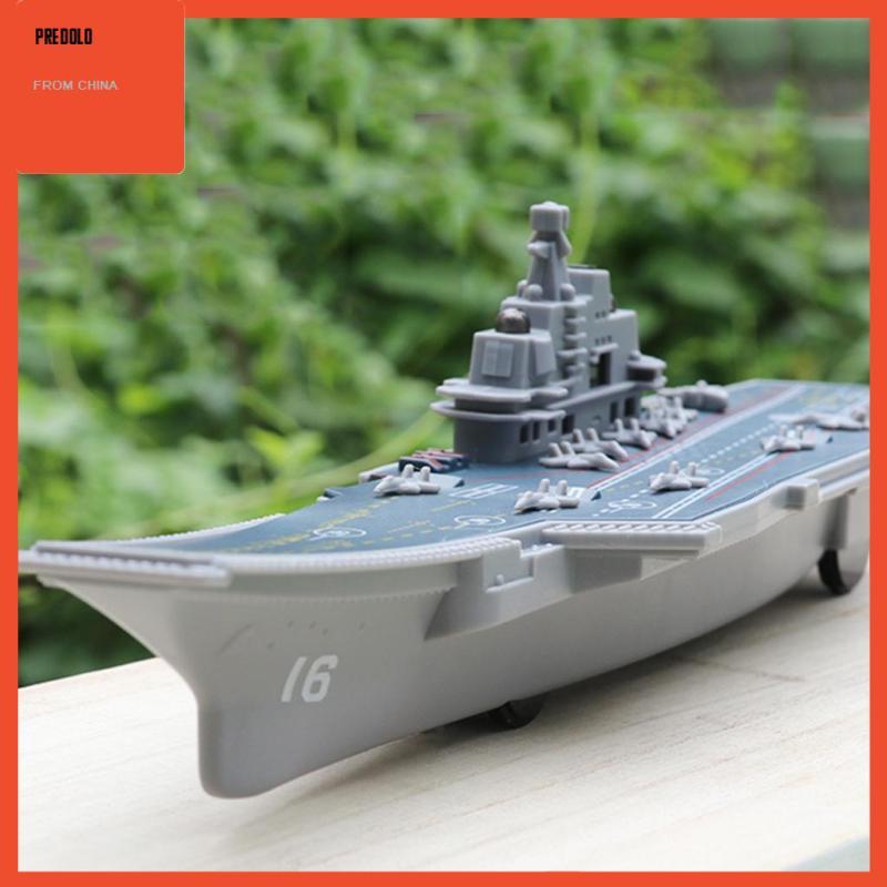 [Predolo] Model Aircraft Carrier War Ship Battle Speed Boat - พร้อมดนตรีและแสง