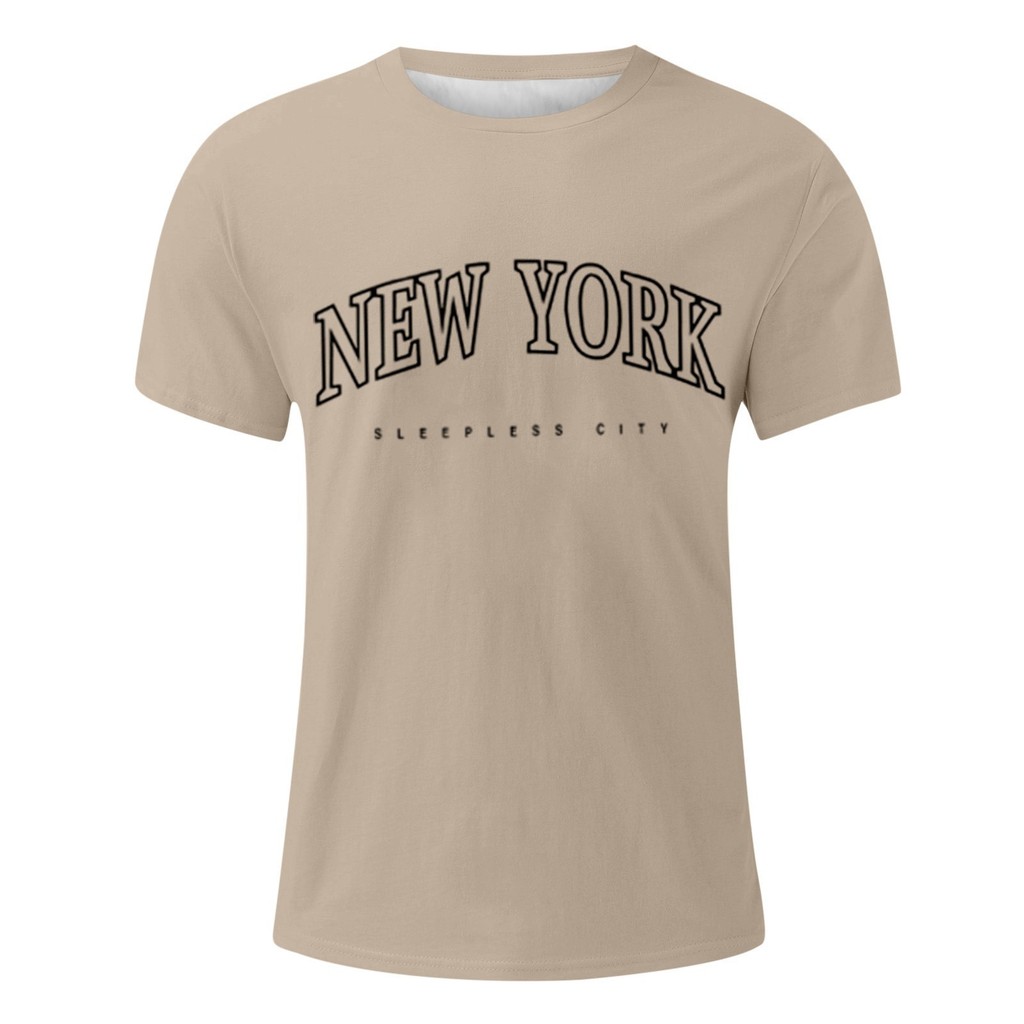 เกาหลี Cross-Border ดิจิตอลกีฬา 3d เสื้อ t สไตล์ใหม่แขนสั้นฤดูร้อน twt Casual การค้าต่างประเทศสีทึบผ