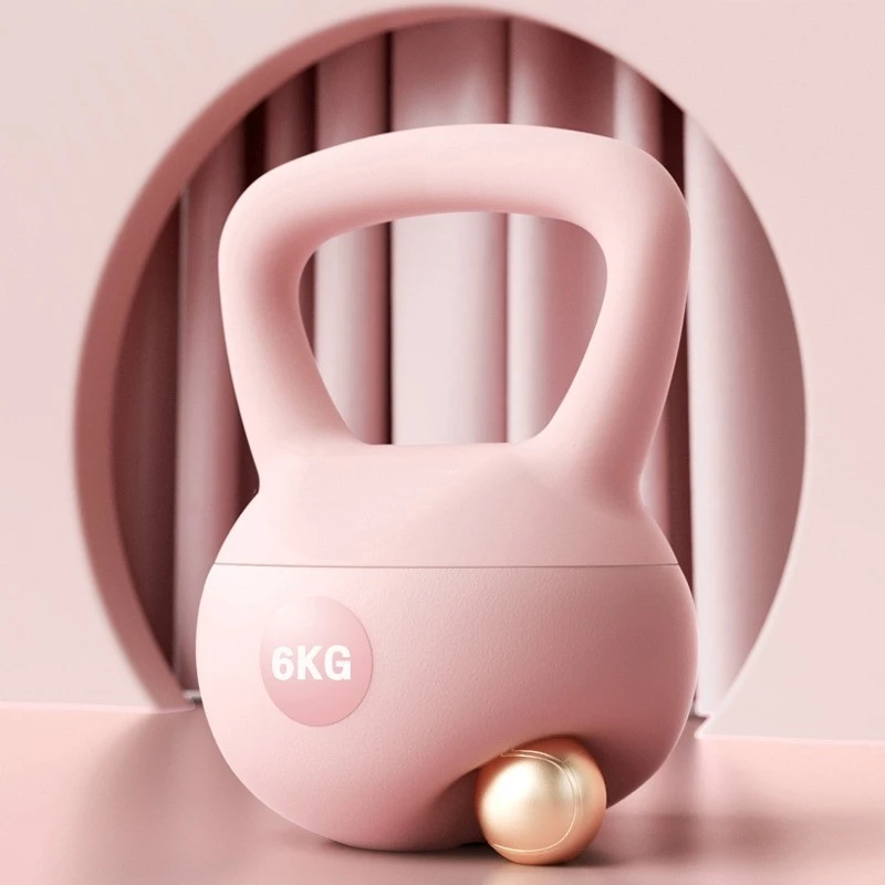 Kettlebell เคตเทิลเบลล์นุ่ม PVC 2.5/4/6/8 กก. ลูกตุ้มยกน้ำหนัก Dumbbell ชายหญิง thumbnail 10