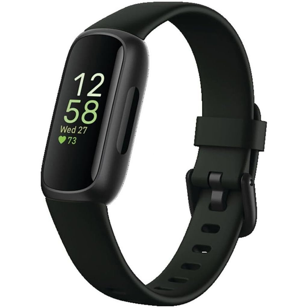 Fitbit Inspire 3 Health &-Fitness-Tracker พร้อมการจัดการความเครียด, ความเข้มออกกําลังกาย, การติดตามก