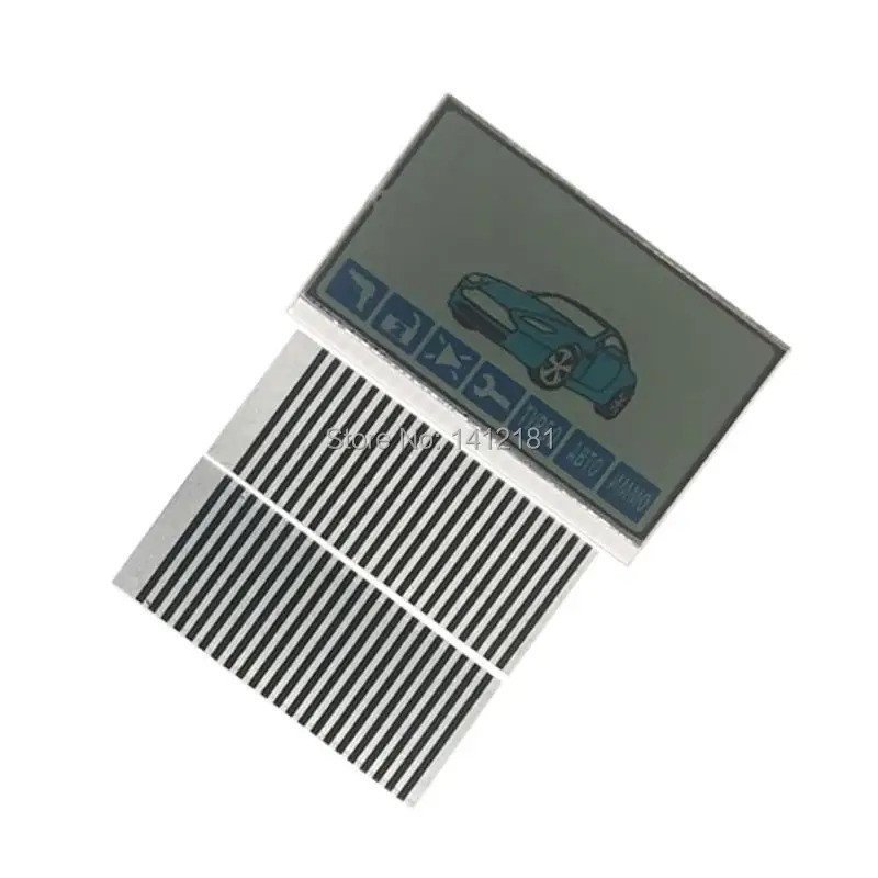 5 ชิ้น/ล็อตรัสเซีย A61 จอแสดงผล LCD ยืดหยุ่นสําหรับ 5 ชิ้นรถนาฬิกาปลุก Starline A61 LCD รีโมทคอนโทรล