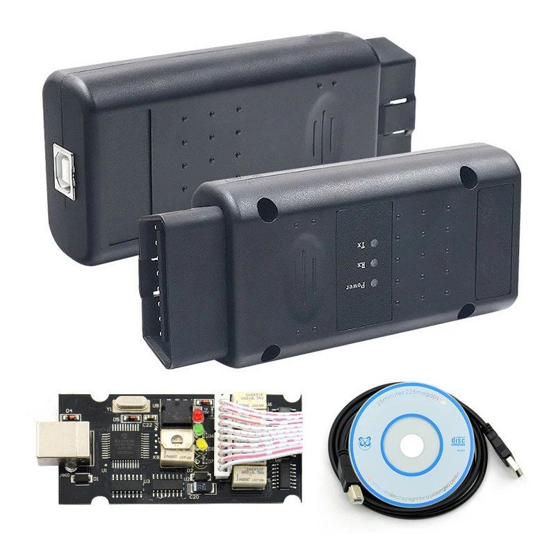 สําหรับ Opel OP COM อินเทอร์เฟซ PIC18F458 FTDI FT232RL V1.99 OBD2 เครื่องสแกนเนอร์วินิจฉัยรถยนต์ OP-