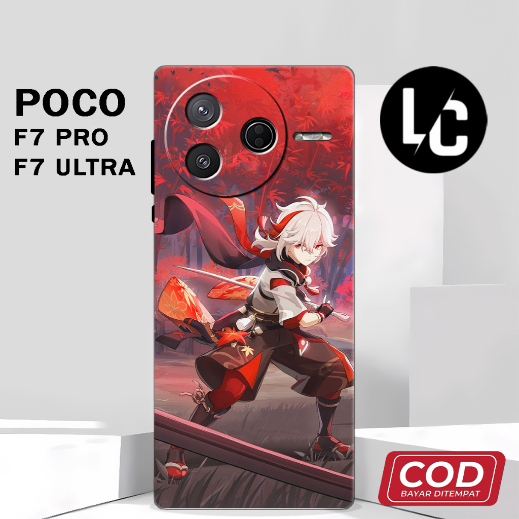 (AQ 44) ยางยืดหยุ่น Softcase สําหรับ Poco F7 PRO l POCO F7 ULTRA ล่าสุด l อะนิเมะ motif ปลอก l บทคัด