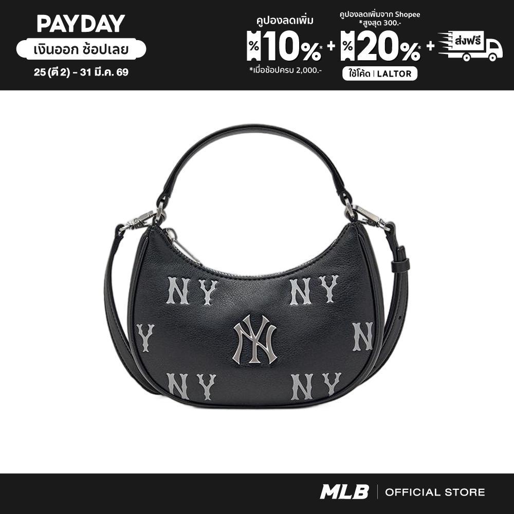 MLB กระเป๋าสะพายข้าง ยูนิเซ็กซ์ Classic Monogram Embo Mini Cross Bag รุ่น 3ACRMM16N 50BKS สีดำ