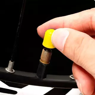 [SWTD] 10PCS รถยนต์รถจักรยานยนต์จักรยานจักรยาน Universal รถวาล์วหมวกพลาสติกล้อยาง Air Stem Cover ฝุ่น Tyre วาล์วหมวก null