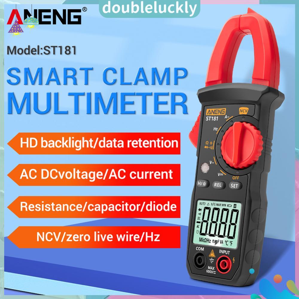 ⚡24ชม.⚡ Digital Clamp Multimeter ANENG ST181 Current Tester Digital Probe test Resistance Tester DC/