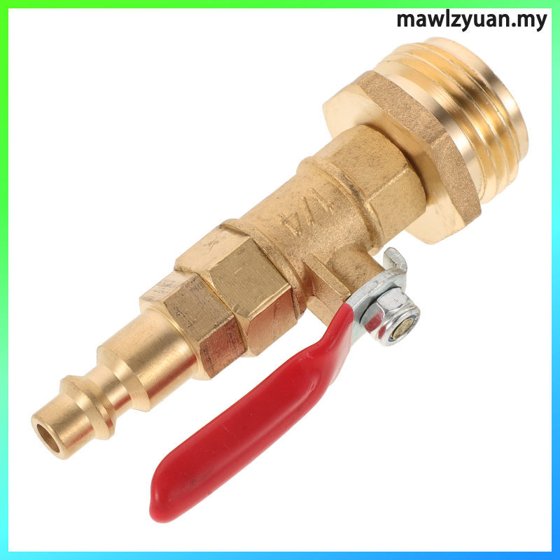 อะแดปเตอร์ Blow Out Plug สําหรับ Rv Antifreeze เครื่องทําความร้อนท่อปิดวาล์ว 8.50X3.00X3.00CM mawlzy