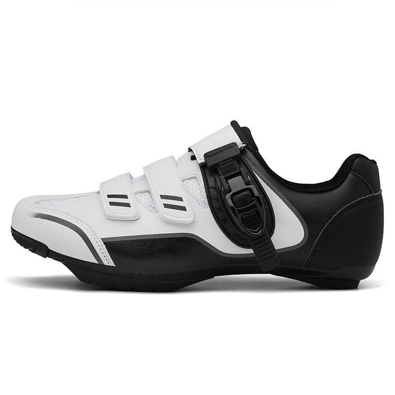 รองเท้าขี่จักรยานMTB สำหรับผู้ชาย ปี2024 แบบSpeed มียางติดพื้น Cleat ใช้งานได้ทั้งการแข่งและขี่ภูเขา FJYL