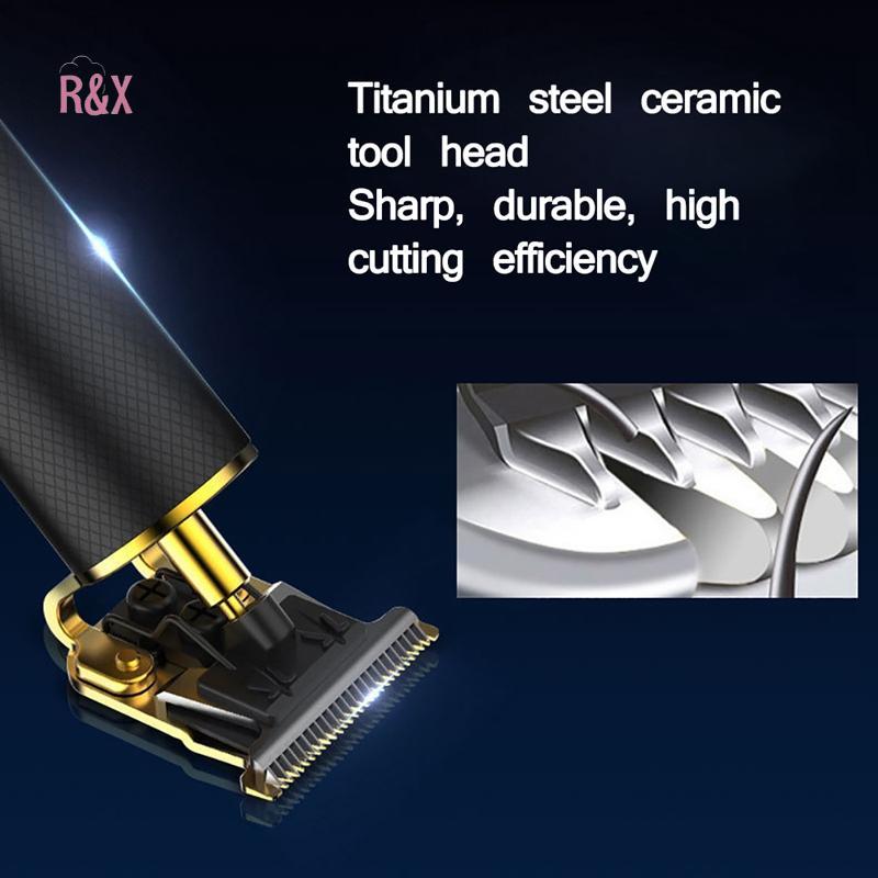 R&X T-Shaped Hair Clipper Blade พร้อมขาตั้ง T9 Blade Trimmer Replacement Clipper Head ใหม่