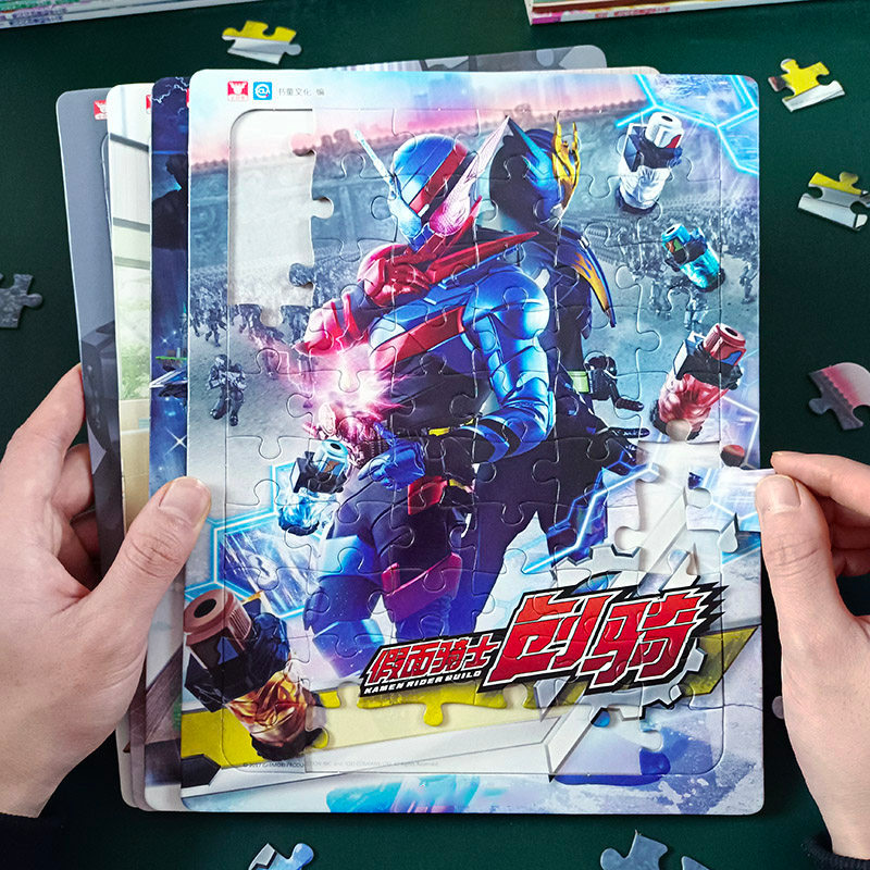 2026 สินค้าใหม่ Kamen Rider จิ๊กซอว์ปริศนา 3 ถึง 6 ปีและเหนือ 4 เด็กแผนที่แบน Boy 555 Levis Sage Chu