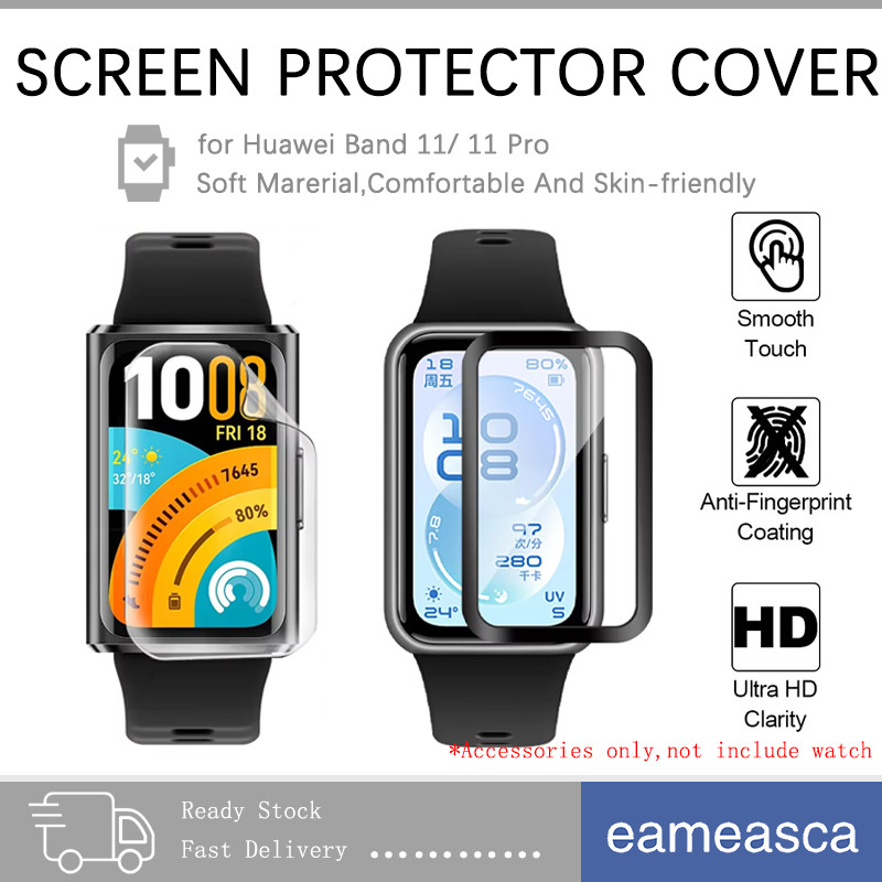 ฟิล์มอ่อน / ฟิล์มแก้วนิรภัย for Huawei Band 11  ตัวป้องกันหน้าจอเต็ม for Huawei Band 11 Pro