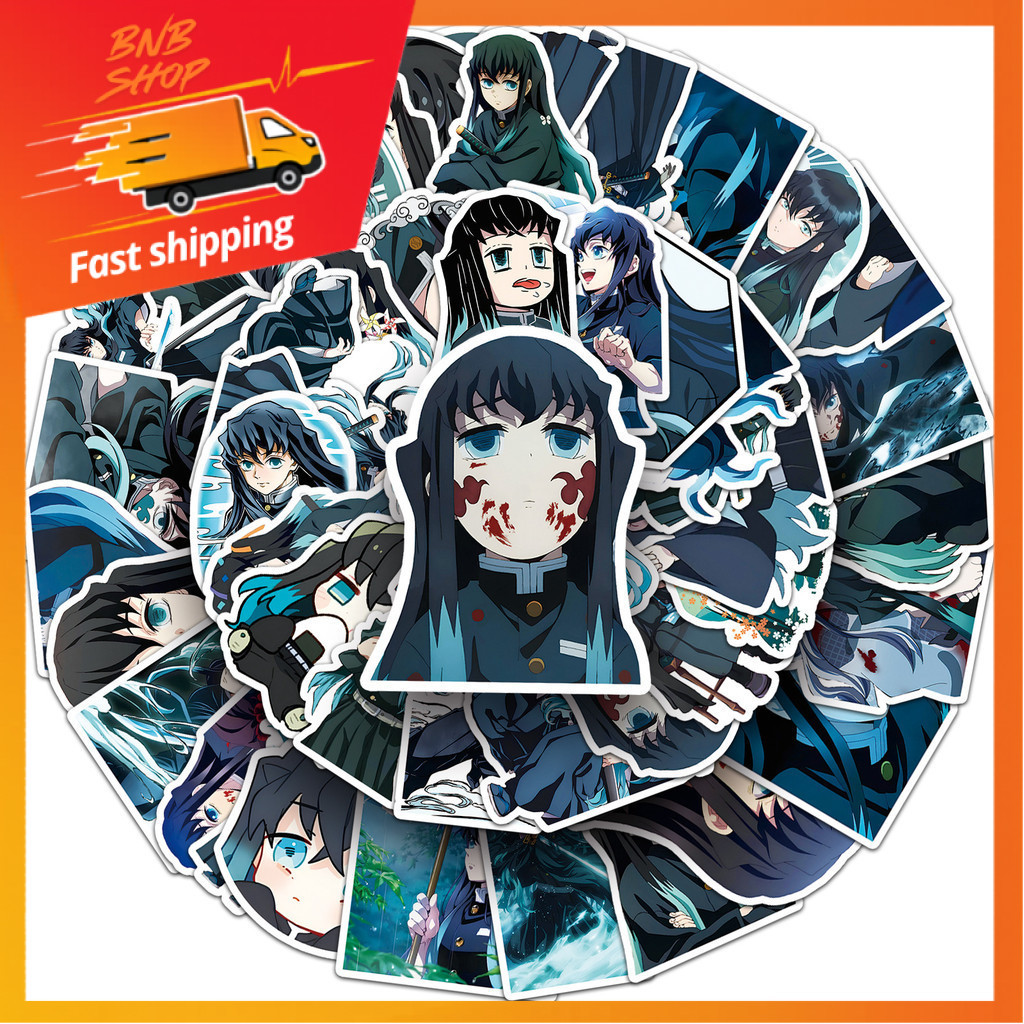 🍀ส่งจากไทย🍀 50แบบ สติกเกอร์ โทคิโท มุอิจิโร่ ดาบพิฆาตอสูร Tokito Muichiro sticker Demon Slayer