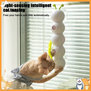Vip Smart Sports Cat Toy Smart Motion Worm Cat Toy – Indoor Caterpillar Design Whirlie Wall/door/window Mounted Fun for Cats Engaging Pet Entertainment for Southeast Homes