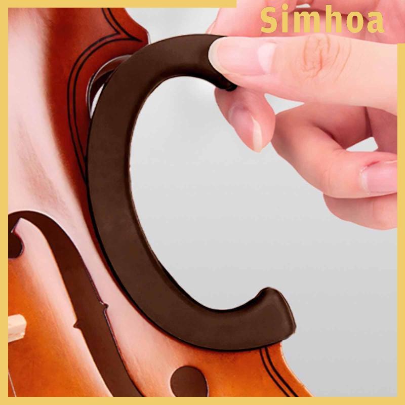 [SIMHOA] อุปกรณ์ป้องกันเอวไวโอลินอุปกรณ์เสริมเบาะซิลิโคนที่ทนทานสําหรับ 4/4 เครื่องมือไวโอลินป้องกัน