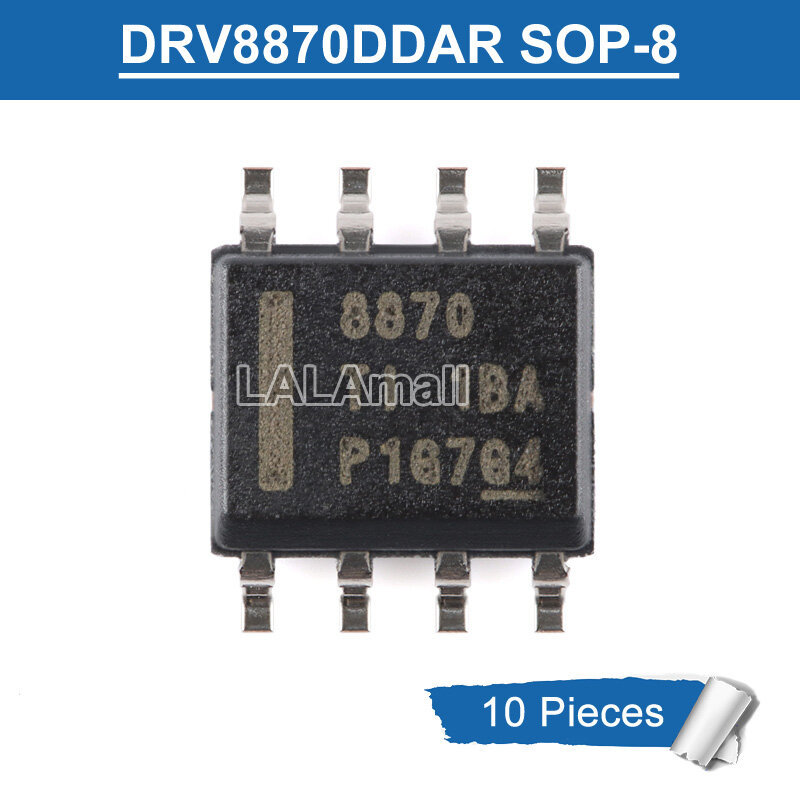 10 ชิ้น DRV8870DDAR 8870 SOP-8 3.6A แปรง DC มอเตอร์ไดร์เวอร์ชิป IC ใหม่