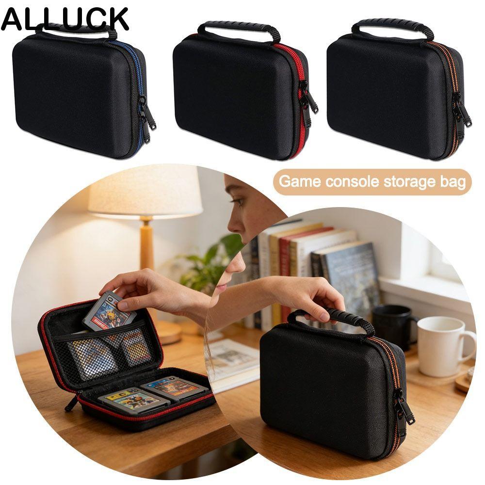 ALLUCK กระเป๋าถือ, กระเป๋าเก็บ EVA กันกระแทก, กระเป๋าถือกันน้ําแบบแข็งแบบพกพาสําหรับอุปกรณ์เสริมเกม 