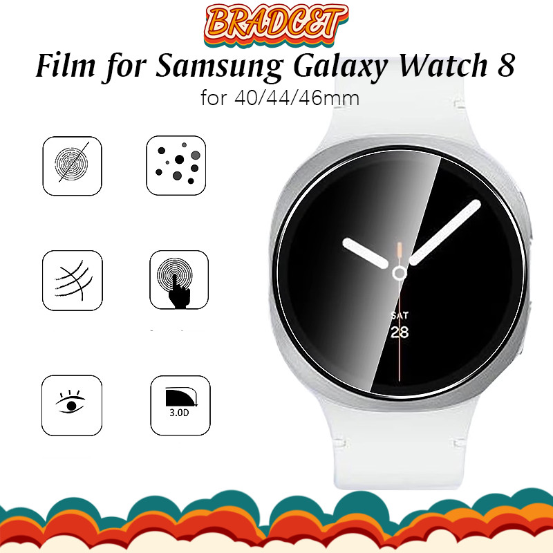 ภาพยนตร์ for Samsung Galaxy Watch 9 8 40มม. 44มม. Watch 8 Classic 46มม. อุปกรณ์เสริมแผงกันชนกระจกเทมเพอร์