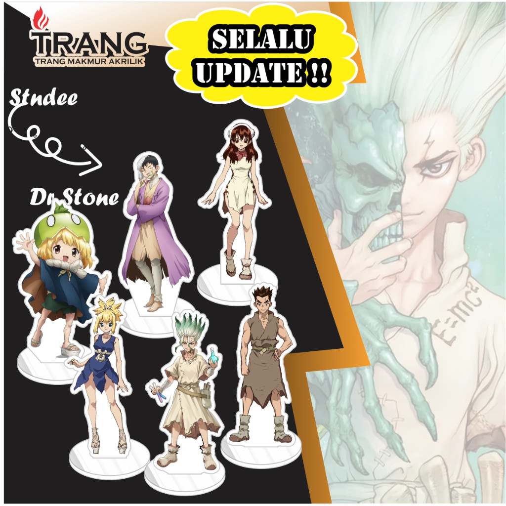 ฟิกเกอร์ Standee Akrilk Dr Stone / ฟิกเกอร์แอ็คชั่นแบบยืน อะคริลิค Dr Stone
