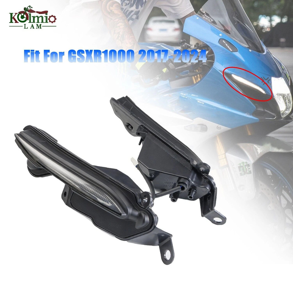 R-Fit for 2017 - 2025 GSXR1000 GSXR 1000 Front Headlight Fog Position Side Light GSX-R1000 2024 2023