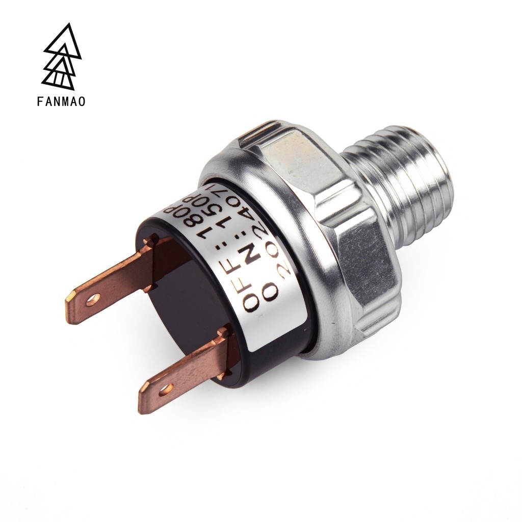 FANMAODZ 1/4 NPT สวิทช์ความดัน Air Suspension ถังคอมเพรสเซอร์อัตโนมัติ Air Horn Control วาล์วความดัน
