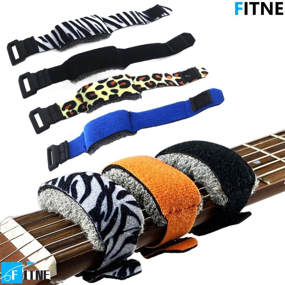 FITNE Fret Wrap, ติดตั้งง่าย Plush Guard String กีตาร์ Soundproofing เทป, กีตาร์ Fret Wrap เสือดาวพิ