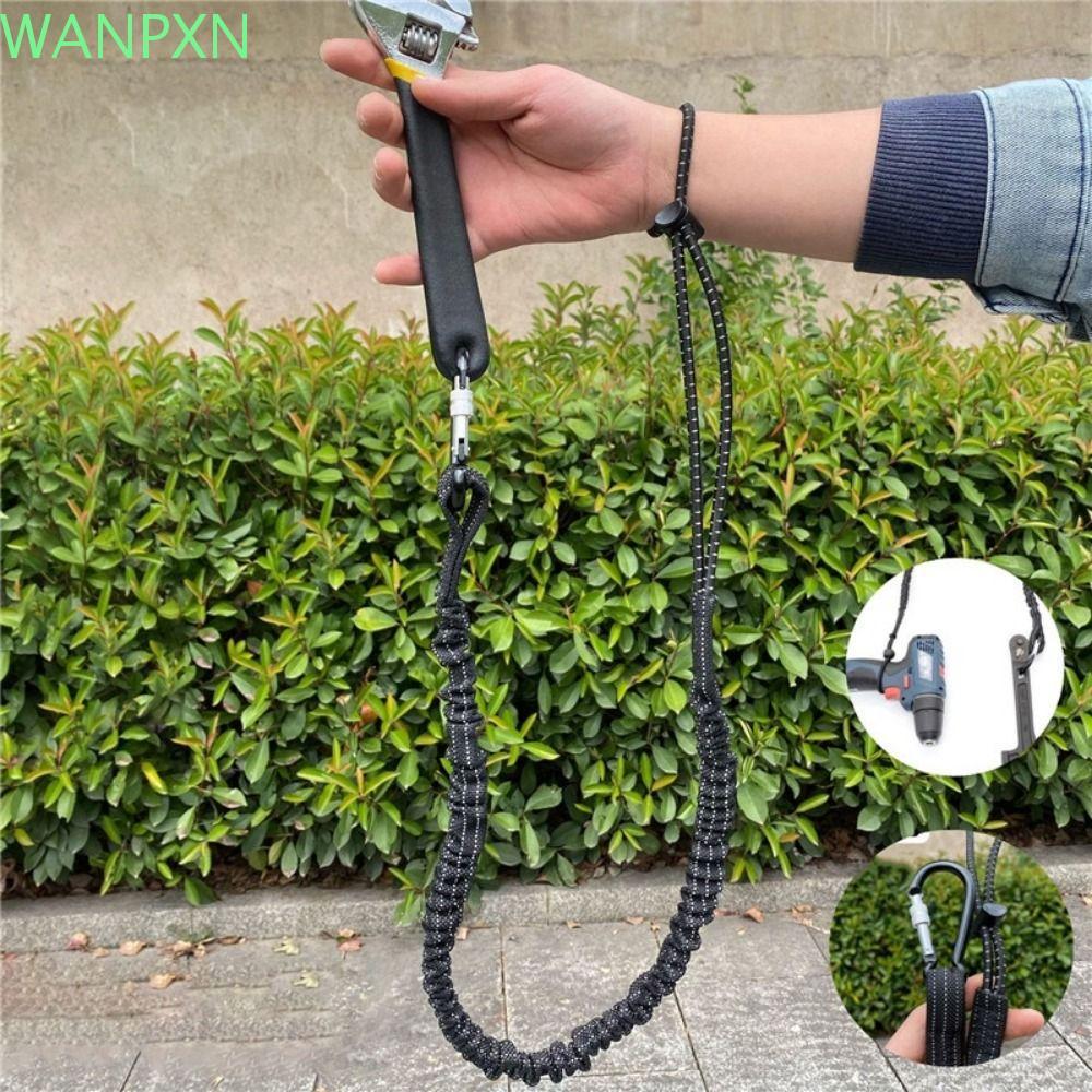 WNPXN คลิปสายบันจี้จัม, สกรูล็อค Carabiner แบบพกพาเครื่องมือ Lanyard พร้อมสายรัดหัวเข็มขัด, น้ําหนัก