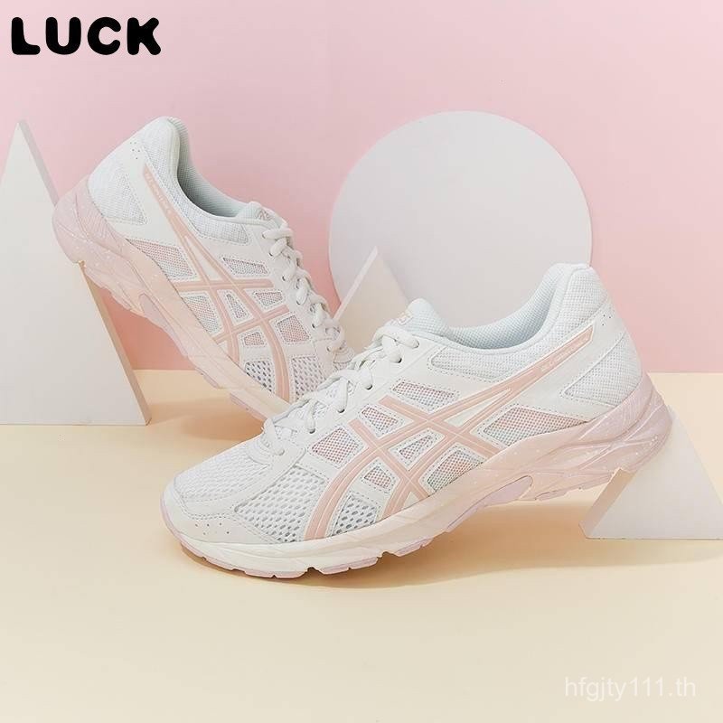 [-ขาย] Asics Asics รองเท้าวิ่งสุภาพสตรี GEL-CONTEND 4 รองเท้าวิ่งจ๊อกกิ้งกันกระแทก T8D9Q-105 รองเท้า