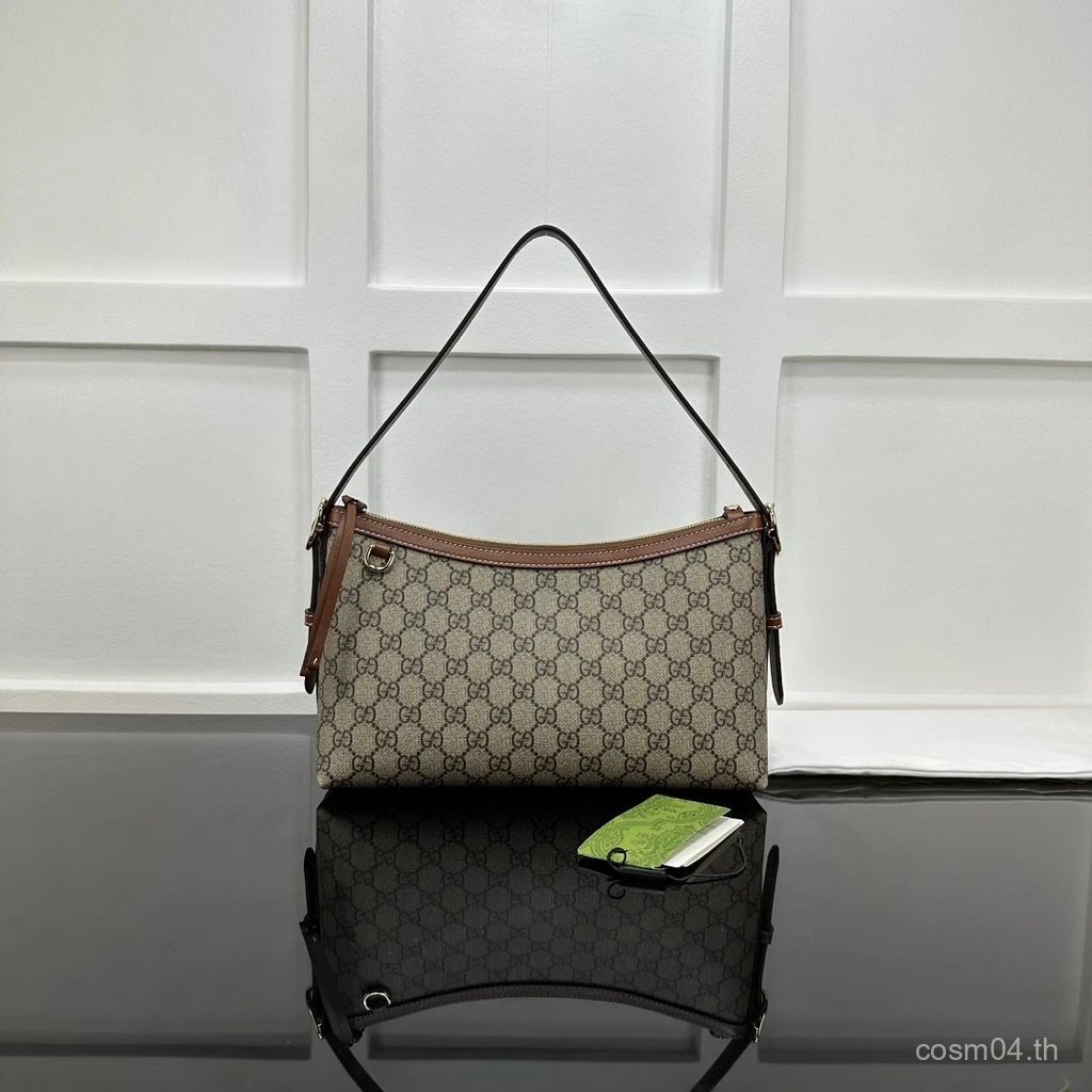 หมายเลขสไตล์กระเป๋าหนังแท้กุชชี่:847449แอปริคอทบราวน์ ขนาด: W30xH19x11ซม