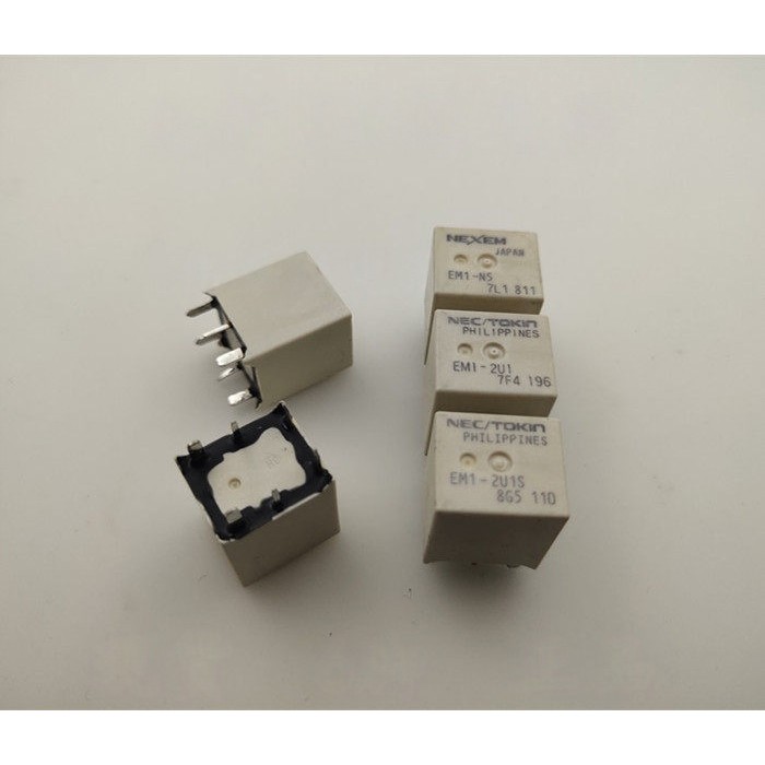 ((1 ชิ้น) ชิ้นส่วนอิเล็กทรอนิกส์ EM1-N5 EM1-2U1 EM1-2U1S NEC รีเลย์รถยนต์ 6 Pins