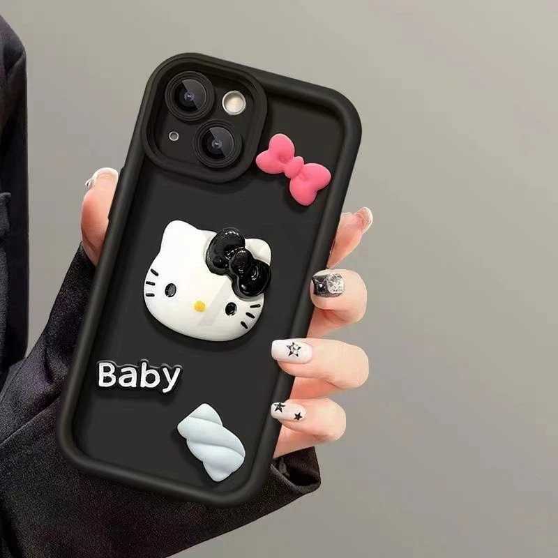 เคส OPPO A6X/A6/A6T/A6T Pro/A6S/A6 Pro/A5X/A5/A5 Pro/A5i/A3X/A3/A74 5G/A3 Pro/A60/A83/A91/A59S/F1S ลายแมว 3D
