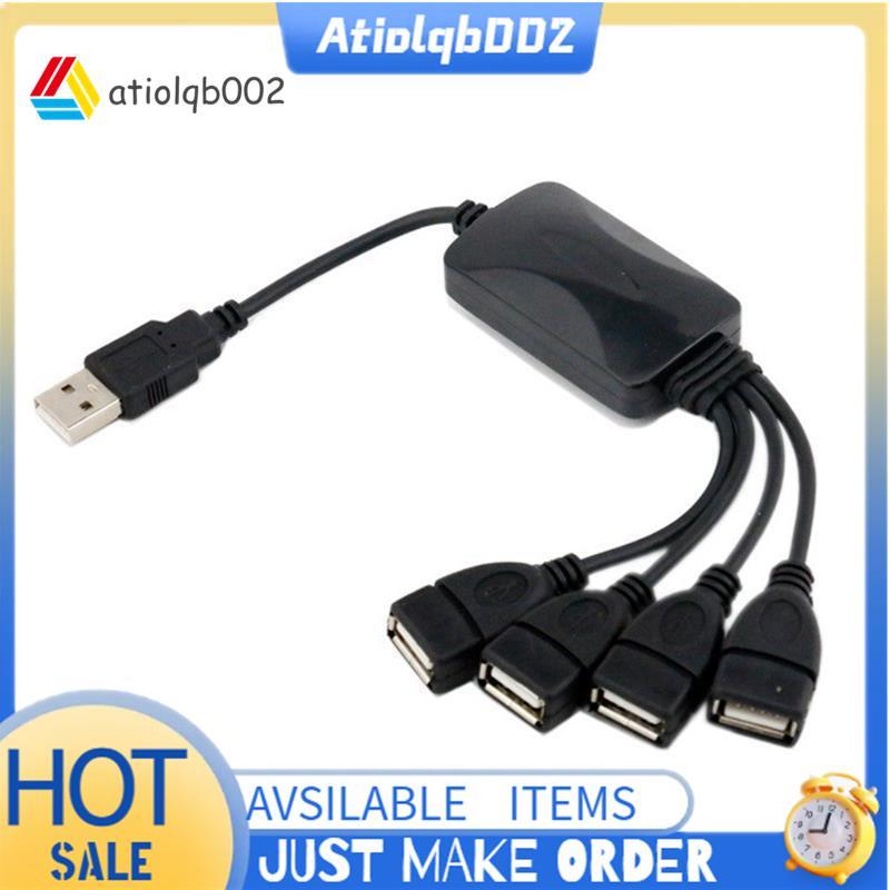 1 ชายถึง 4 หญิง USB HUB Splitter ขยายสาย Hub USB คอมพิวเตอร์แยก