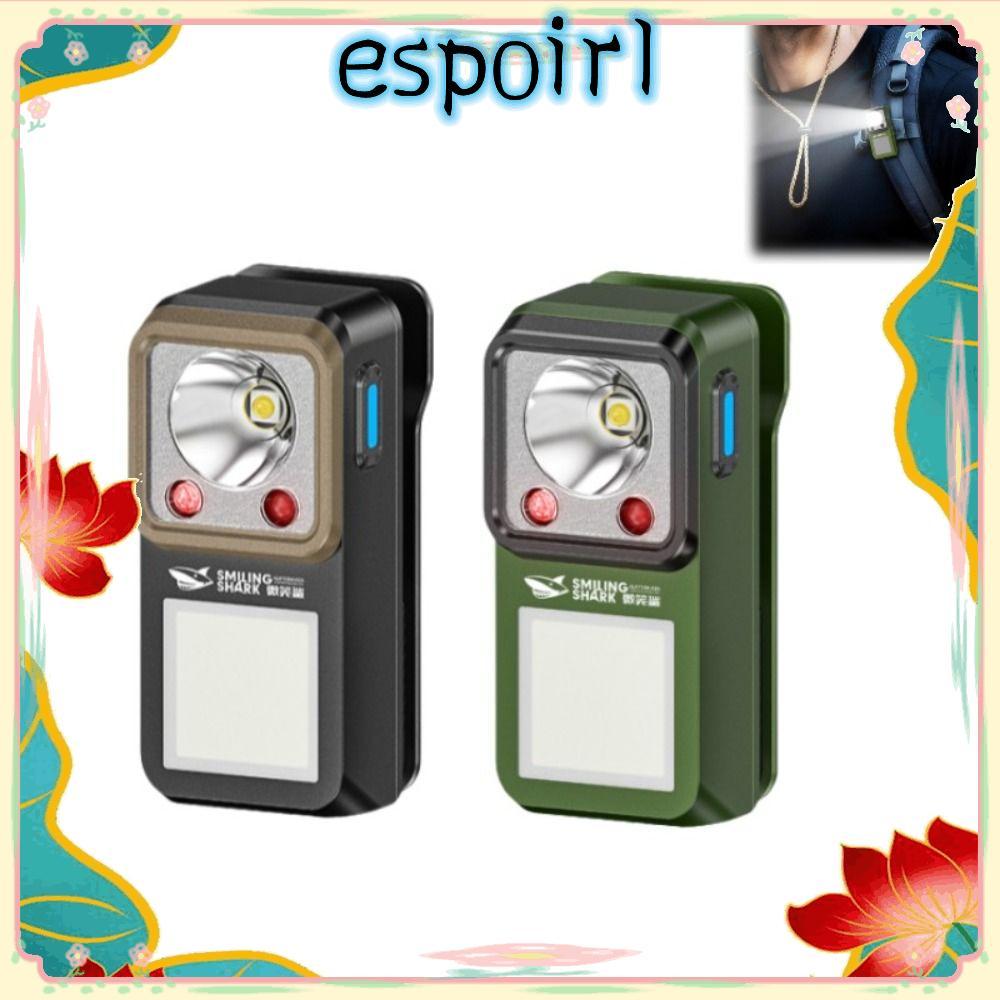 ESPOIR ทํางาน Emergenic โคมไฟ, ชาร์จ Clip-on LED Magnetic Clamp ไฟฉาย, แบบพกพา Mini Water Ultra-lasting Camping เดินป่ากลางแจ้ง