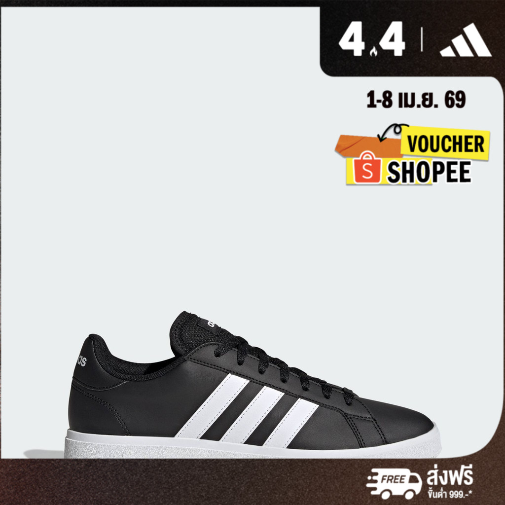 adidas ไลฟ์สไตล์ รองเท้าลำลอง Grand Court TD Lifestyle Court ผู้ชาย สีดำ GW9251
