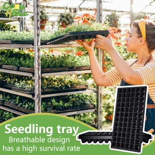 Latest Seedling Tray 128/105/72/50/32 Hole Flower Seed Germination Pot with Drainage Holes