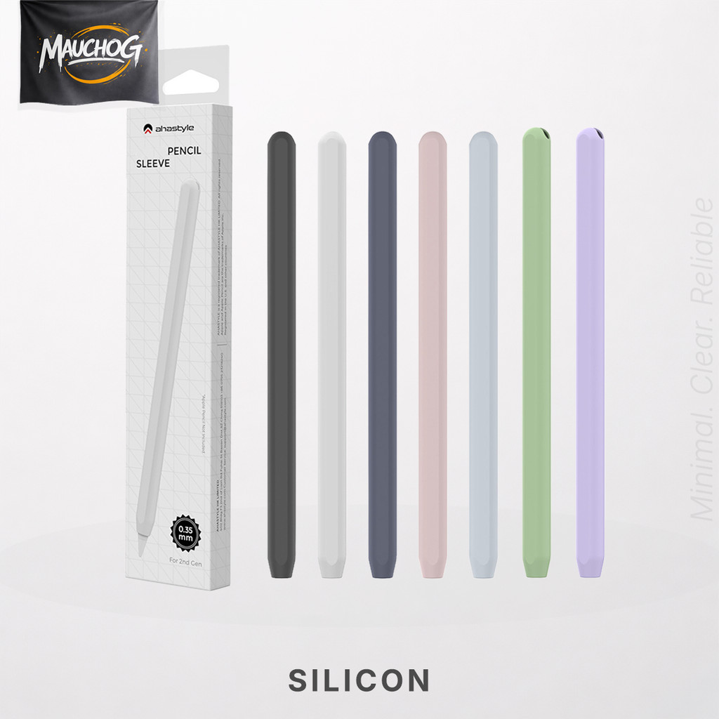 เคสซิลิโคนบางเฉียบ Ahastyle รองรับการชาร์จไร้สายสําหรับ Apple Pencil 2