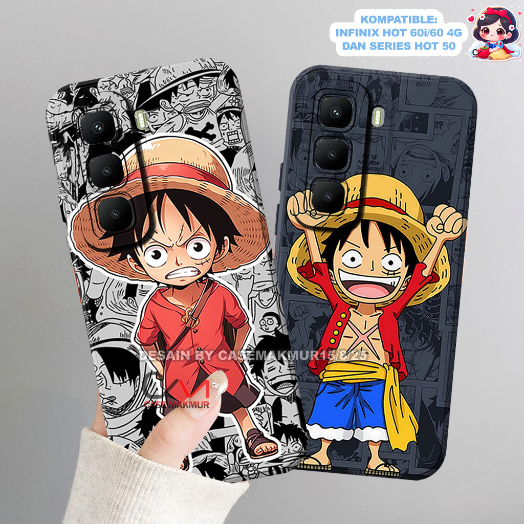 Case / Softcase Infinix Hot 60i / 60 4g / 50 4g 5g / 50 Pro / 50 Pro Plus - Pirate Anime Motif