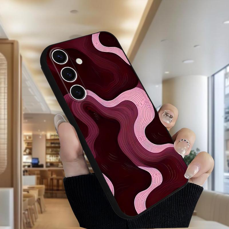 SAMSUNG เคสโทรศัพท์สําหรับSamsung Galaxy A17 A07 A14 A13 A12 A06 A16 A15 A05S A05 กรณีสีชมพูGradient