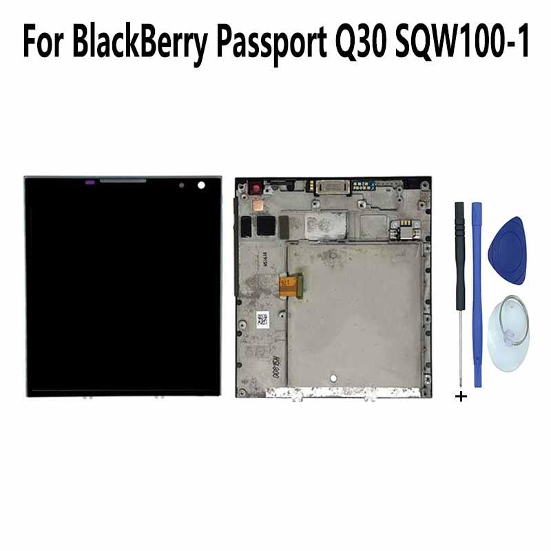 สําหรับ BlackBerry Passport Q30 SQW100-1 จอแสดงผล LCD Touch Screen Digitizer Assembly สําหรับ BlackB