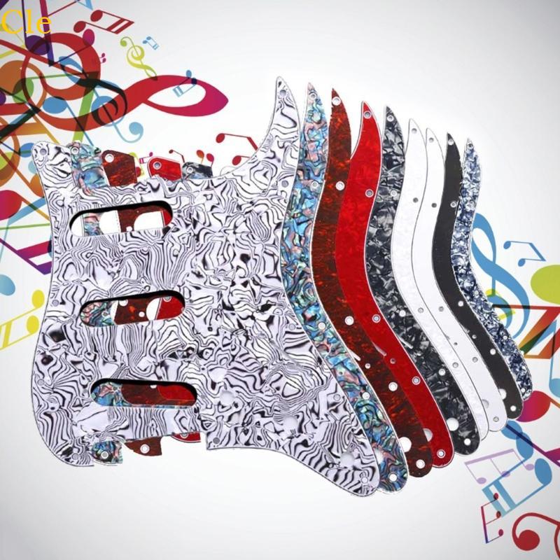 Cle S+S+S 11 Hole Left Handed Guitar Pickguard สําหรับ USA Made Standard