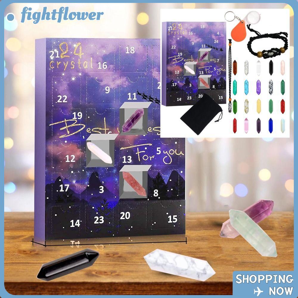 FIGHT Christmas Advent Calendar, Rocks Stone Collector Crystals Advent Calendar, Minerals Stone Heal