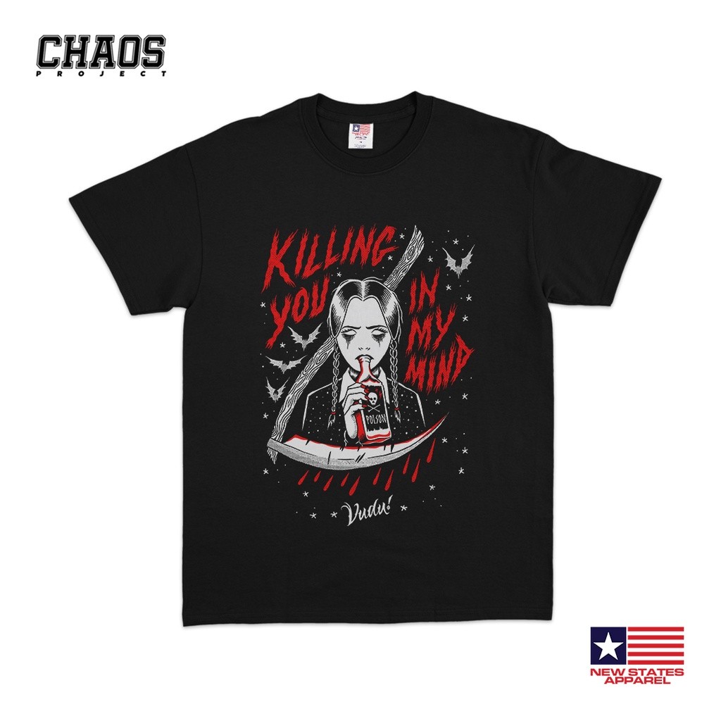 เสื้อยืด Wednesday Unisex - Killing You In My Mind | เสื้อยืดหนัง