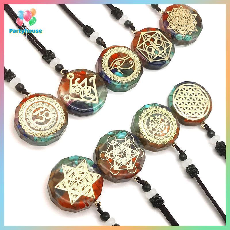 สร้อยคอออร์แกไนต์เครื่องกำเนิดไฟฟ้าพลังงาน พลังงานธรรมชาติ ปรับสมดุลและป้องกัน EMF