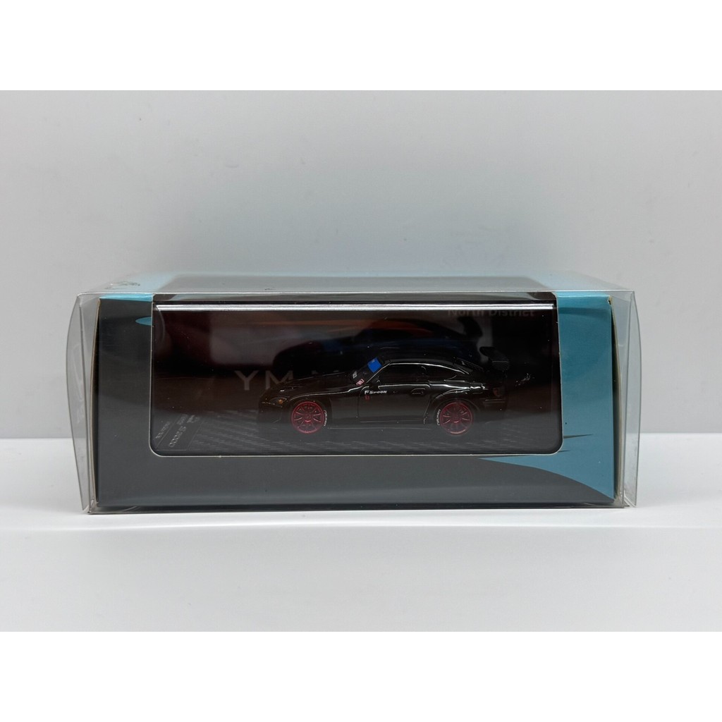 1: 64YM Honda S2000 Bright Black SPOON ดัดแปลงรุ่นเรซิ่นรถคอลเลกชันของขวัญเครื่องประดับเท่านั้นแกะกล