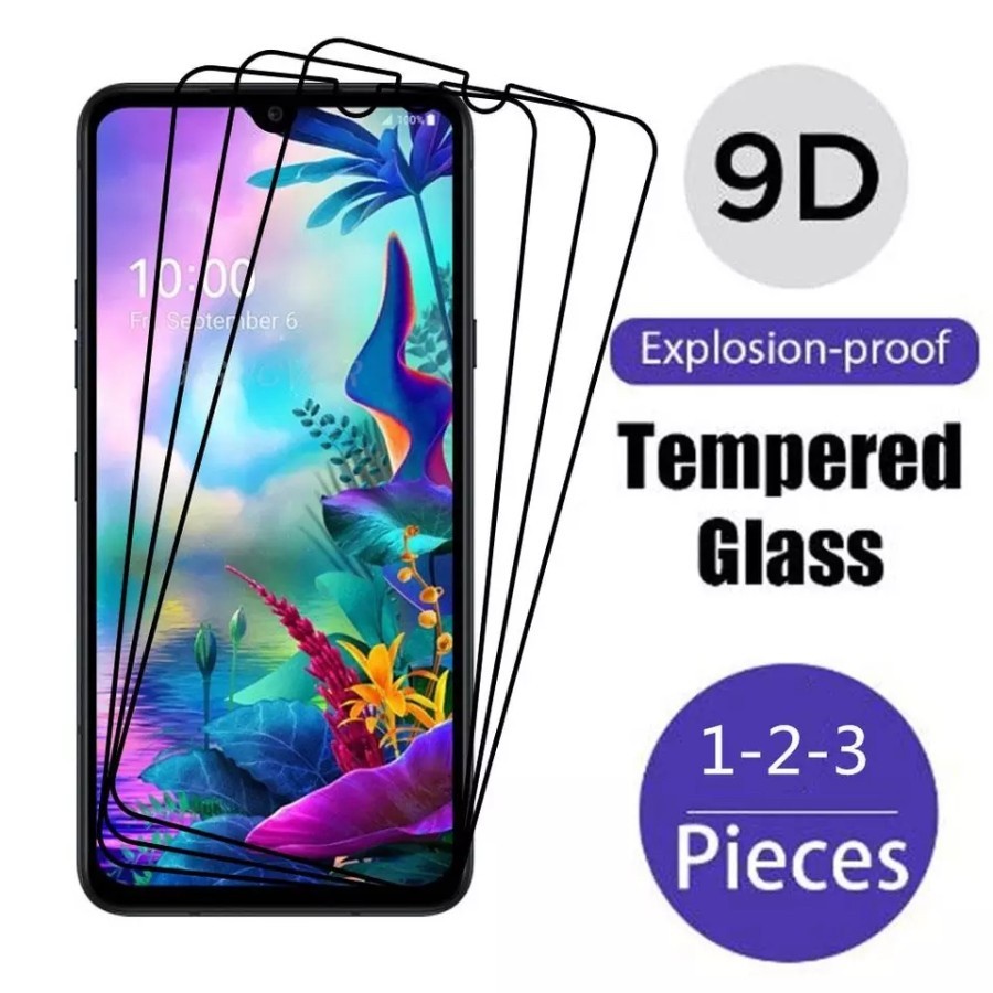 PREMIUM TEMPERED GLASS Full COVER กาวเต็ม LG G8X THINQ LG V50S FRIENDLY