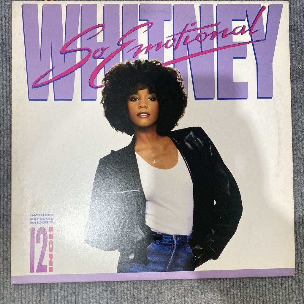 Whitney Houston Whitney Houston 40 ซม. แผ่นเสียงไวนิล LP One Needle to the End/Beads 261.21