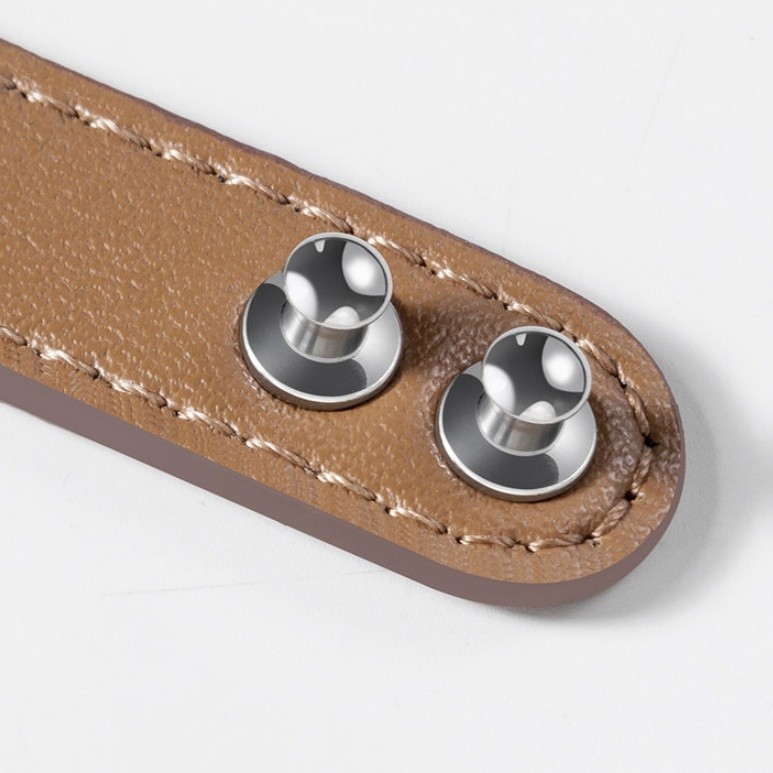 สายหนังแท้แบบเรียบหรู แบนด์และสายข้อมือสำหรับเปลี่ยน for Smartwatch Xiaomi Mi Band 10 9 8 NFC for Xiaomi Mi Band 10 9 8 - รูปที่ 7