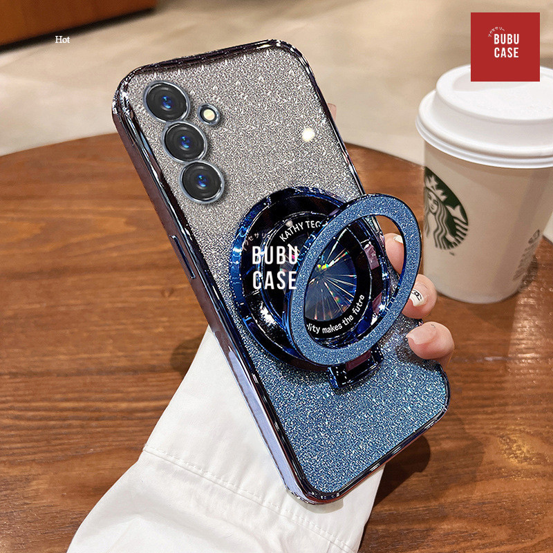 IQOO Z9 Z9X Z10 Glitter Case Stand Holder Standing