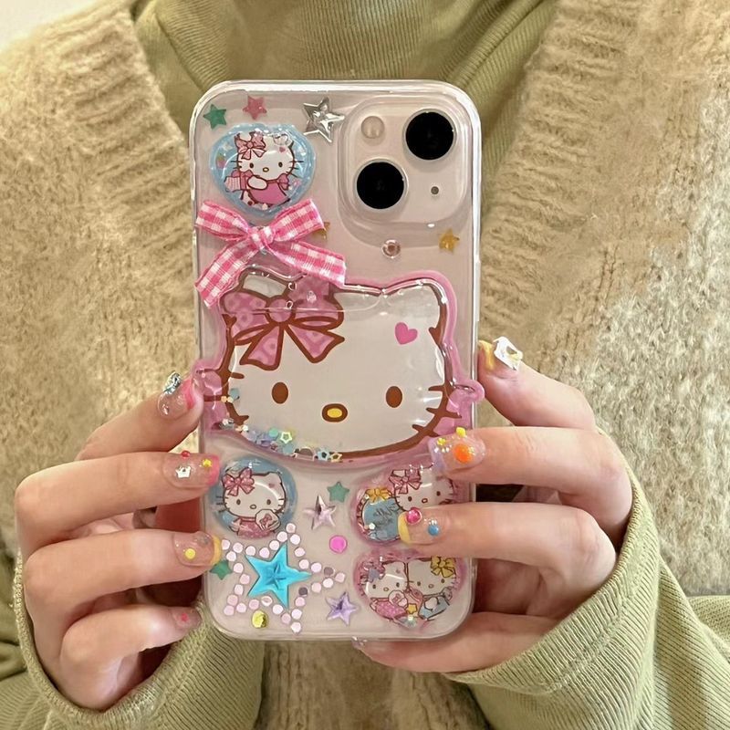 KT Cat เคสโทรศัพท์ 14plus Apple กันกระแทกสาวร้อน iPhone17promax - รูปที่ 2